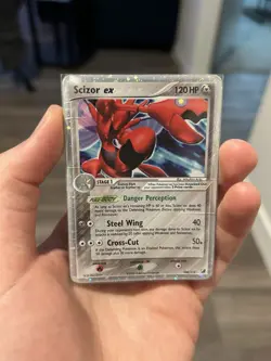 Pokemon TCG Scizor EX Unseen Forces Holo Rare Card 108/115 HP Condition - Image 1
