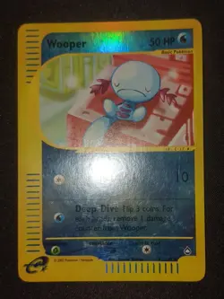 Pokemon AQUAPOLIS - #66/147 - Wooper - Reverse Holo - ENG - Lightly Played - Image 2