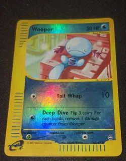 Pokemon AQUAPOLIS - #66/147 - Wooper - Reverse Holo - ENG - Lightly Played - Image 3