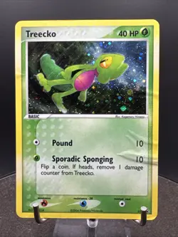 TREECKO Black Star Promo POKEMON Holo Foil 2004 Trading Card - Image 1