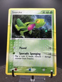 TREECKO Black Star Promo POKEMON Holo Foil 2004 Trading Card - Image 3