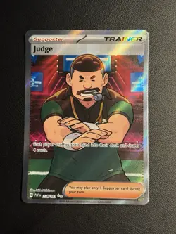 Judge 228/091 Sv: Paldean Fates Holo pokemon trading card game nm - Image 1