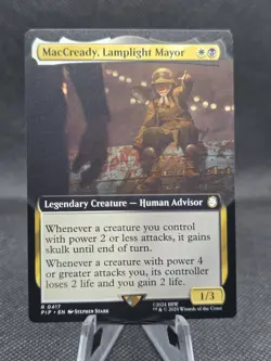 MTG - Maccready, Lamplight Mayor (Extended Art) - Fallout - Image 1