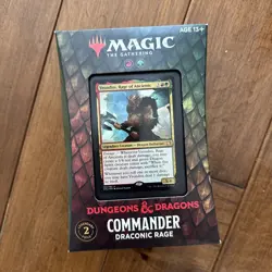 Magic MTG Adventures in the Forgotten Realms Commander Deck Draconic Rage - Image 1