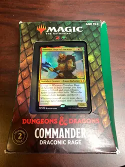 Magic MTG Adventures in the Forgotten Realms Commander Deck Draconic Rage - Image 1