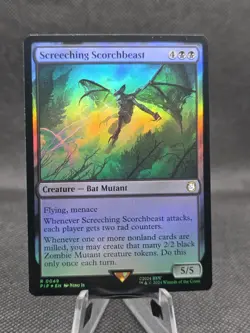 MTG - [FOIL] Screeching Scorchbeast - Fallout - Image 1