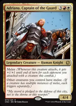 Adriana, Captain of the Guard - Light Play MTG Conspiracy: Take the Crown - Image 1