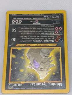 Shining Tyranitar 113/105 Neo Destiny Holo Ultra Rare Unlimited Pokemon TCG MP - Image 4