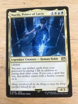 Noctis, Prince of Lucis (REGULAR) x1 - MTG Final Fantasy FIN #235 - Image 1
