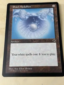 MTG Pearl Medallion Tempest Rare (a) - Image 1