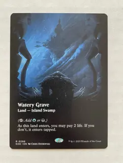 MTG Watery Grave BORDERLESS 0286 EOE - Image 1