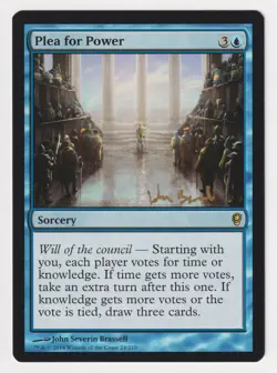 Gold Signed Plea for Power LP Conspiracy Artist John Severin Brassell 2014 MTG! - Image 1