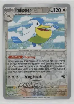 Pelipper Reverse Foil Pokemon SV02: Paldea Evolved #159 0kb5 - Image 1