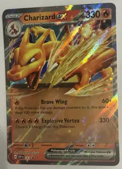 Pokemon Charizard ex 161 Sv: Scarlet & Violet Promo Cards Holo Freshly Pulled - Image 3