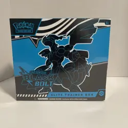 Factory Sealed Pokemon TCG Scarlet and Violet Black Bolt Elite Trainer Box - Image 1