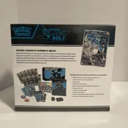 Factory Sealed Pokemon TCG Scarlet and Violet Black Bolt Elite Trainer Box - Image 3