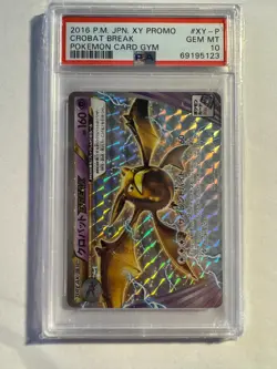 US SELLER PSA 10 Crobat BREAK XY-P Prize Promo Pokemon Japanese Gym Battle - Image 1