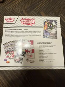 Pokemon Center stamped White Flare Elite Trainer Box ETB - Image 5