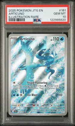 PSA 10 Articuno 2025 Pokemon Journey Together Holo Illustration Rare 161/159 - Image 1