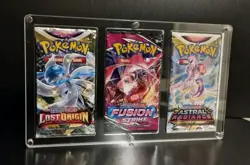 Booster Pack Display Case, Display 3 Booster Packs (Pokemon and Yugioh Boosters) - Image 3