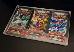 Booster Pack Display Case, Display 3 Booster Packs (Pokemon and Yugioh Boosters) - Image 5