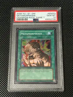 Yugioh PSA 10 2006 Metamorphosis CP01-EN003 Super Rare *2708 - Image 1