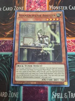 Yugioh Adamancipator Analyzer MP21-EN226 Super Rare 1st Edition Near Mint - Image 1