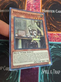 Yugioh Adamancipator Analyzer MP21-EN226 Super Rare 1st Edition Near Mint - Image 2