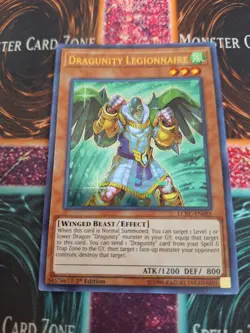 Yugioh Dragunity Legionnaire LCKC-EN085 Ultra Rare 1st Edition Near Mint - Image 1