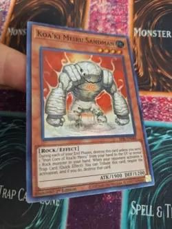 Yugioh Koa'ki Meiru Sandman SESL-EN049 Super Rare 1st Edition Near Mint - Image 2