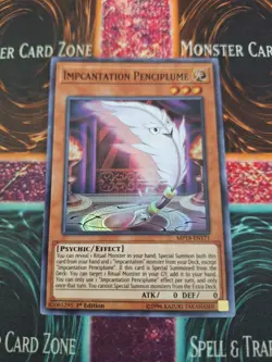 Yugioh Impcantation Penciplume MP19-EN171 Super Rare 1st Edition Near Mint - Image 1
