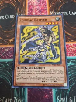 Yugioh Zoodiac Ratpier RATE-EN014 Super Rare Unlimited Near Mint - Image 1