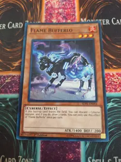 Yugioh Flame Bufferlo SDPL-EN004 Super Rare 1st Edition Near Mint - Image 1