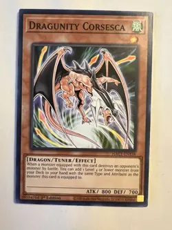 Dragunity Corsesca - HAC1-EN158 Yugioh Hidden Arsenal - 1st Edition - Near Mint - Image 1