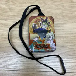 YU-GI-OH! 2003 Tin Case It's Time To Duel Trading Card Box Yugioh Lanyard - Image 2