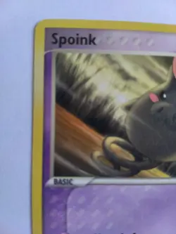 Spoink 7/12 Pokemon Card Plusle Trainer Kit Regular Non-Holo - Image 3