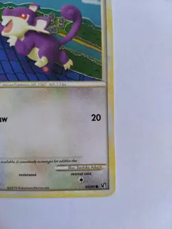 Rattata 64/90 Pokemon Card HGSS Undaunted Regular Common - Image 5