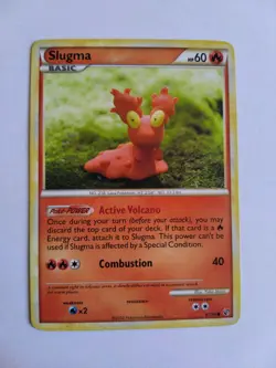 Slugma 67/90 Pokemon Card HGSS Undaunted Regular Common - Image 1