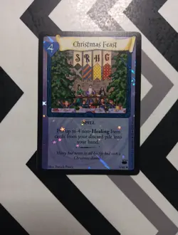 Vintage 2002 WOTC Harry Potter Christmas Feast Holo Foil Card 3/80 - Image 1