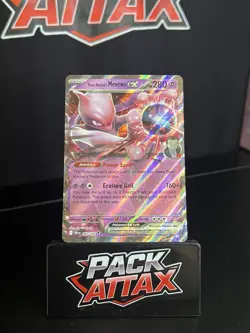 Pokemon TCG Destined Rivals Team Rocket's Mewtwo ex 081/182 Double Rare Holo - Image 1