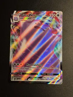 Ditto VMAX 051/072 Shining Fates Full Art Ultra Rare Pokemon Card NM - Image 1