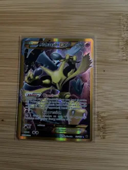 Pokemon TCG Alakazam EX Holo Ultra Rare 2016, 125/124 Card - Image 1