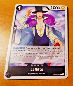 ONE PIECE ENGLISH CARD GAME CARTE ST27 Laffitte OP09-095 EN ST MINT 2025 - Image 1