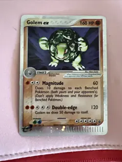 Golem EX Dragon 91/97 Holo Rare Pokemon E Card 2003. 2X SWIRLS!. NM - Image 1
