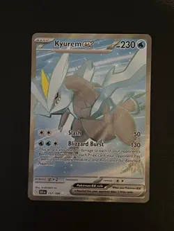 Pokemon TCG Card - Kyurem ex 157/086 - Black Bolt Full Art Ultra Rare - Image 1