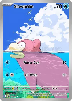 Slowpoke Non Holo Pokemon Card VMAX EX GX ACG V Star custom - Image 1