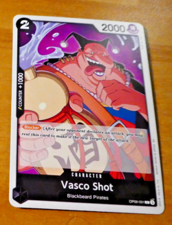 ONE PIECE ENGLISH CARD GAME CARTE ST27 VASCO SHOT OP09-091 EN ST MINT 2025 - Image 1