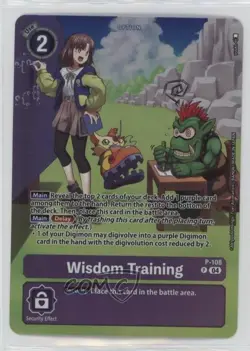 2020-Current Digimon Card Game - Promos Wisdom Training #P-108 02l5 - Image 1