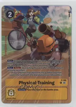 2020-Current Digimon Card Game - Promos Physical Training #P-105 02l5 - Image 1