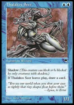Thalakos Seer - Light Play MTG Tempest - Image 1